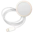 Guess Szett GUBPP12MH4EACSW Tok + Magsafe töltő iPhone 12/12 Pro hátlap, 4G Print, barna