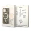 Guess Szett GUBPP12MH4EACSW Tok + Magsafe töltő iPhone 12/12 Pro hátlap, 4G Print, barna