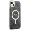 Guess Szett GUBPP14MH4EACSK Tok + Magsafe töltő iPhone 14 Plus 6.7" hátlap, 4G Print, fekete