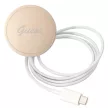 Guess iPhone 14 4G Print MagSafe (GUBPP14SH4EACSK) hátlap, tok és Magsafe vezeték nélküli wireless töltő, fekete