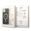 Guess iPhone 14 4G Print MagSafe (GUBPP14SH4EACSK) hátlap, tok és Magsafe vezeték nélküli wireless töltő, fekete