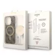 Guess Szett GUBPP14XH4EACSW Tok + Magsafe töltő iPhone 14 Pro Max 6.7" hátlap, 4G Print, barna