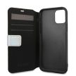 Guess GUFLBKN58BLD iPhone 11 Pro oldalra nyíló tok Iridescent, ezüst