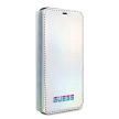 Guess GUFLBKN58BLD iPhone 11 Pro oldalra nyíló tok Iridescent, ezüst