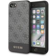   Guess 4G Stripe iPhone 6/6S/7/8/SE (2020) (GUHCI8G4GLGR) hátlap, tok, fekete