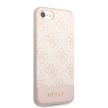 Guess iPhone 7/8/SE (2020/2022) 4G Stripe (GUHCI8G4GLPI) hátlap, tok, rózsaszín