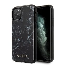   Guess iPhone 11 Pro Marble Case márvány mintás (GUHCN58PCUMABK) hátlap, tok, fekete