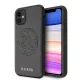 Guess Saffiano 4G Circle iPhone 11 Pro (GUHCN58RSSASBK) hátlap, tok, fekete