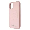 Guess Saffiano 4G Circle iPhone 11 Pro (GUHCN58RSSASRG) hátlap, tok, rozé arany