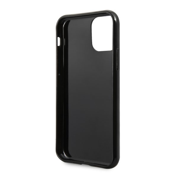 Guess iPhone 11 Pro 4G Solid Glitter (GUHCN58SGTLBK) hátlap, tok, fekete