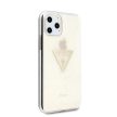 Guess GUHCN58SGTLGO iPhone 11 Pro hátlap, tok Glitter Triangle, arany