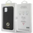 Guess GUHCN614DGPK hátlap, tok iPhone 11/Xr Silicone Logo Strass 4G, fekete