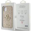 Guess GUHCN61HG4SGD Glitter Script Big 4G iPhone 11/Xr 6.1" hátlap, tok, arany