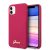 Guess Silicone Vintage iPhone 11 (GUHCN61LSLMGRE) hátlap, tok, piros