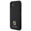 Guess GUHCN61PS4DGPK iPhone 11/Xr 6.1" hátlap, tok Strass Metal Logo, fekete