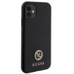 Guess GUHCN61PS4DGPK iPhone 11/Xr 6.1" hátlap, tok Strass Metal Logo, fekete