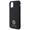 Guess GUHCN61PS4DGPK iPhone 11/Xr 6.1" hátlap, tok Strass Metal Logo, fekete