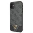 Guess GUHCN61PU4GHBK iPhone 11 6,1"/Xr hátlap, tok 4G Triangle Collection, szürke
