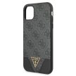 Guess GUHCN61PU4GHBK iPhone 11 6,1"/Xr hátlap, tok 4G Triangle Collection, szürke