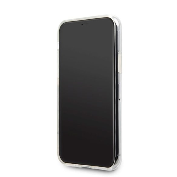 Guess iPhone 11 Pro Max Glitter Gardient (GUHCN65PCUGLPBL) hátlap, tok, rózsaszín-kék