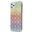 Guess GUHCN65PEOML iPhone 11 Pro Max multicolor hátlap, tok Iridescent 4G Peony, színes