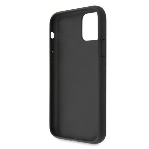 Guess Saffiano Look iPhone 11 Pro Max (GUHCN65RSSASBK) hátlap, tok, fekete
