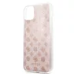 Guess iPhone 11 Pro Max 4G Glitter Peony (GUHCN65TPERG) hátlap, tok, rózsaszín