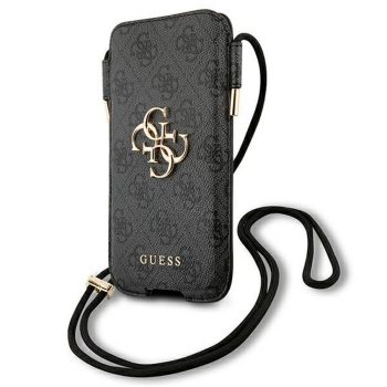   Guess Universal 4G Pouch Script Logo max 6.7" táska (GUHCP12L4GPSGR) szürke