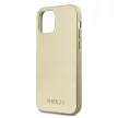 Guess GUHCP12LIGLGO iPhone 12 Pro Max 6.7" hátlap, tok Iridescent, arany