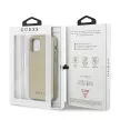Guess GUHCP12LIGLGO iPhone 12 Pro Max 6.7" hátlap, tok Iridescent, arany