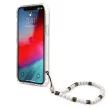 Guess GUHCP12LKPSWH Transparent hátlap, tok, White Pearl iPhone 12 Pro Max 6.7" hátlap, tok, átlátszó