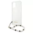 Guess GUHCP12LKPSWH Transparent hátlap, tok, White Pearl iPhone 12 Pro Max 6.7" hátlap, tok, átlátszó
