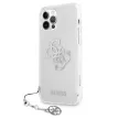 Guess GUHCP12LKS4GSI 4G Silver Charms Collection iPhone 12 Pro Max 6.7" hátlap, tok, átlátszó