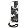Guess GUHCP12LKSARBK iPhone 12 Pro Max 6.7" hátlap, tok Camo Collection, fekete