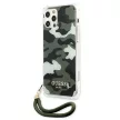 Guess GUHCP12LKSARKA iPhone 12 Pro Max 6.7" hátlap, tok Camo Collection, zöld