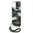 Guess GUHCP12LKSARKA iPhone 12 Pro Max 6.7" hátlap, tok Camo Collection, zöld