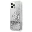 Guess GUHCP12LLG4GSI iPhone 12 Pro Max 6.7" hátlap, tok 4G Big Liquid Glitter, ezüst