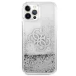 Guess GUHCP12LLG4GSI iPhone 12 Pro Max 6.7" hátlap, tok 4G Big Liquid Glitter, ezüst