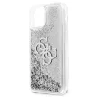 Guess GUHCP12LLG4GSI iPhone 12 Pro Max 6.7" hátlap, tok 4G Big Liquid Glitter, ezüst