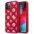 Guess GUHCP12LLSPEWRE iPhone 12 Pro Max 6.7" hátlap, tok Peony Collection, piros