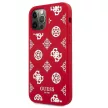 Guess GUHCP12LLSPEWRE iPhone 12 Pro Max 6.7" hátlap, tok Peony Collection, piros
