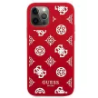 Guess GUHCP12LLSPEWRE iPhone 12 Pro Max 6.7" hátlap, tok Peony Collection, piros