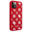 Guess GUHCP12LLSPEWRE iPhone 12 Pro Max 6.7" hátlap, tok Peony Collection, piros