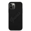 Guess GUHCP12LLSVSBK Script Vintage iPhone 12 Pro Max 6.7", hátlap, tok, fekete