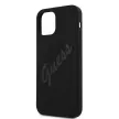 Guess GUHCP12LLSVSBK Script Vintage iPhone 12 Pro Max 6.7", hátlap, tok, fekete