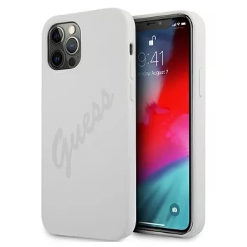   Guess GUHCP12LLSVSCR Script Vintage iPhone 12 Pro Max 6.7" tok, bézs