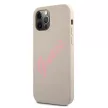 Guess GUHCP12LLSVSGP Silicone Vintage iPhone 12 Pro Max 6,7" tok, szürke, rózsaszín
