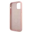 Guess GUHCP12LLSVSPG iPhone 12 Pro Max 6.7", zöld hátlap, tok Silicone Vintage, rózsaszín