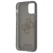 Guess GUHCP12LPCUGL4GBK iPhone 12 Pro Max 6.7" hátlap, tok Glitter 4G Big Logo, fekete