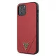 Guess GUHCP12LVSATMLRE iPhone 12 Pro Max 6.7" hátlap, tok Saffiano, piros